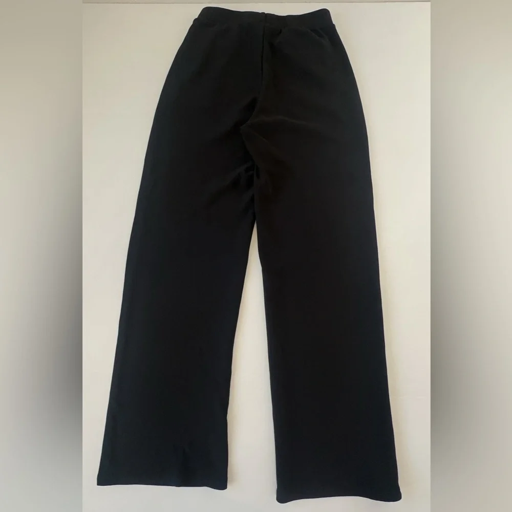A4 Sports Black Pants with Gold Buttons Women’s Size L – Stretch Dressy Trouser - Picture 2 of 10